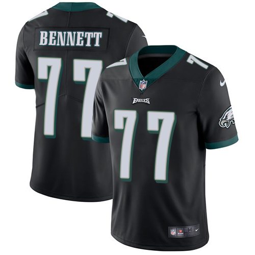 Nike Men & Women & Youth Eagles 77 Michael Bennett Black NFL Vapor Untouchable Limited Jersey,We sell and wholesale Nike Men & Women & Youth Eagles 77 Michael Bennett Black NFL Vapor Untouchable Limited Jersey on line form chian!